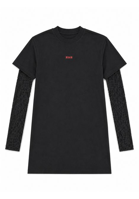 Abito con maniche in pizzo MSGM KIDS | F6MSJGDR131110